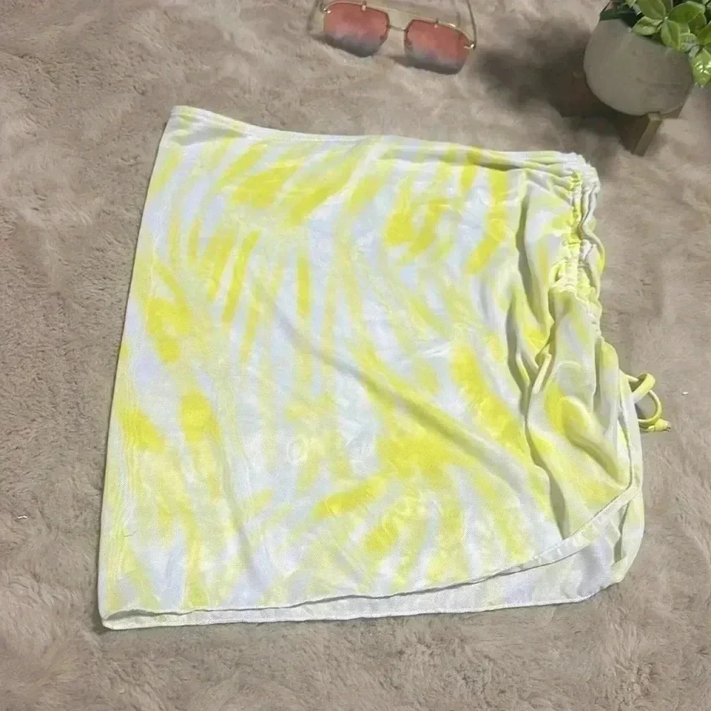 Triangle Bikini Swimsuit With Beach Skirt,